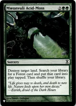 MTG Mwonvuli Acid-Moss Normal NM The List Reprints Magic 207/301 - Image 1