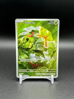 Caterpie 172/165 S&V 151 MEW Illustration Rare English 2023 Pokemon NM Pack Frsh - Image 1