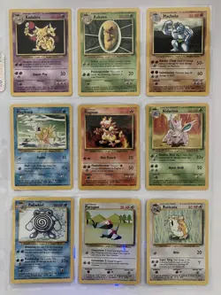 Pokemon Unlimited Base Set LP/HP 70-Card COMPLETE Uncommon/Common Non-Holo - Image 4