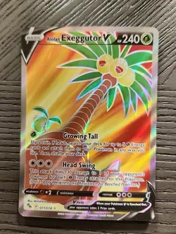Alolan Exeggutor V 71/78 Pokemon GO Rare Ultra NM - Image 1