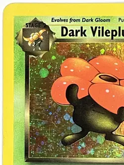 Dark Vileplume LP SWIRL Unlimited Team Rocket 13/82 Pokemon TCG Holo - Image 3