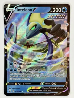 Cinderace V Inteleon V Rillaboom V 022 044 078 /264 Fusion Strike Pokemon TCG - Image 4