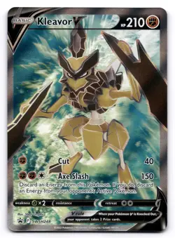 Kleavor V & VSTAR SWSH248 249 Sword & Shield Promo 248 & 249 Pokemon TCG Holo - Image 2