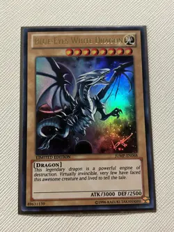 Yugioh Blue Eyes White Dragon JUMP-EN068 Limited Edition - Image 1