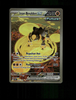 Custom HOLO IRON BOULDER Card IRON BOULDER EX READ DESCRIPTION BELOW - Image 1