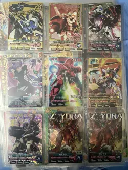 x36 Rare Vintage GUNDAM Card japanese bulk lot bandai tcg cards mecha anime - Image 1