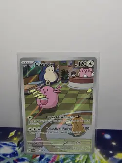Chansey 187/167 Twilight Masquerade Illustration Rare NM Pokemon Card - Image 1