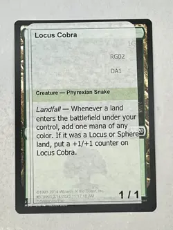 MTG Locus Cobra Magic Con Philadelphia Playtest Card "Unknown" Event - Image 3