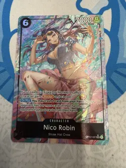 One Piece Card Game Nico Robin (Alternate Art) OP12-087 SR English - Image 1