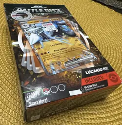 okemon Trading Card Game Ex Battle Decks Lucario or Ampharos 820650852282 - Image 1
