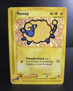 Pokemon TCG - MAREEP - #119 - VINTAGE - E-Card Series: Expedition (2002) - LP/NM - Image 1