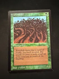Magic The Gathering: Beta Wall of Wood MTG Beta - Image 1