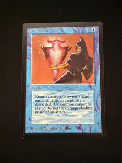 Magic the Gathering: Beta Unsummon MTG Beta - Image 1