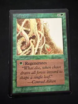 Magic The Gathering: Beta Wall of Brambles MTG Beta - Image 1