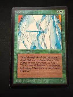Magic The Gathering: Beta Wall of Ice MTG Beta - Image 1