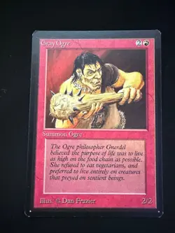 Magic the Gathering: Beta Gray Ogre MTG Beta - Image 1
