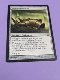 MTG Magic: Scars of Mirrodin: Nim Deathmantle #188/249 Rare - LP - Image 1