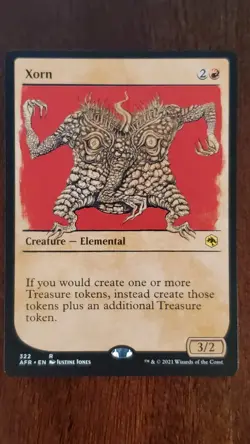 Xorn AFR [Showcase] EX/LP #322 MTG Magic the Gathering Creature Rare - Image 3