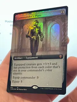 1X FOIL Commander's Plate EXTENDED ART MINT MTG Magic CMR Commander Legends EDH - Image 2