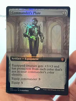 1X FOIL Commander's Plate EXTENDED ART MINT MTG Magic CMR Commander Legends EDH - Image 3