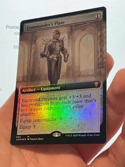 1X FOIL Commander's Plate EXTENDED ART MINT MTG Magic CMR Commander Legends EDH - Image 4