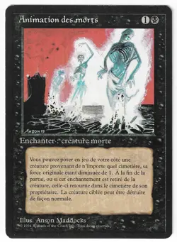 ►Magic-Style◄ MTG - Animate Dead - French Revised FBB - Good - Image 1