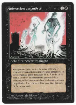 ►Magic-Style◄ MTG - Animate Dead - French Revised FBB - Good - Image 1