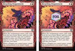 1x - Breaching Dragonstorm - (showcase) - [FOIL/NonF] - Tarkir: Dragonstorm MTG - Image 1