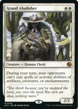 MTG Grand Abolisher Normal NM Outlaws of Thunder Junction: The Big Score Magic 2 - Image 1