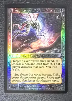 Thoughtseize - Foil NM-Mint, English Time Spiral Remastered MTG Magic - Image 1