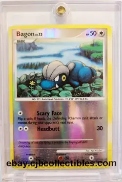 Pokemon BAGON 53/100 Reverse Holo Stormfront - Played 🍒 - Image 1