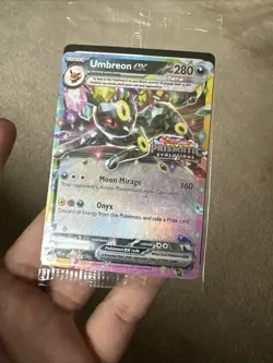 Pokemon Prismatic Evolutions Umbreon ex 60/131 Surprise Box Stamped Promo Sealed - Image 1