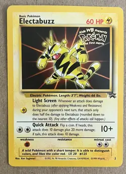 Pokemon Card -Electabuzz Black Star Promo 2 - Image 1