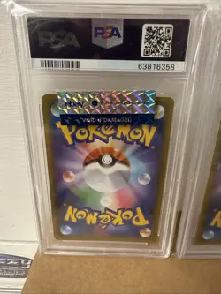 PSA 10 Charizard, Venusaur & Blastoise HOLO 001/025 25th Japanese Pokemon Card - Image 5