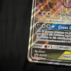 Espeon & Deoxys GX SM240 Tag Team Black Star Promo Jumbo Pokemon 2020 - Image 5