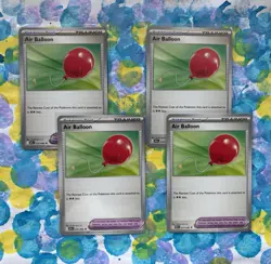 Pokemon TCG; [4x Playset] Air Balloon 79/086 - Black Bolt - NM - Image 1