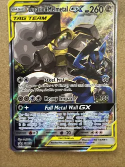 Pokemon TCG Lucario & Melmetal GX SM192 Black Star Promo - Image 1