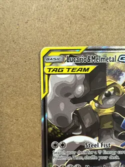 Pokemon TCG Lucario & Melmetal GX SM192 Black Star Promo - Image 2