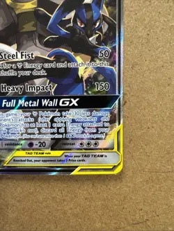 Pokemon TCG Lucario & Melmetal GX SM192 Black Star Promo - Image 4