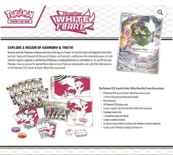 Pokemon TCG Scarlet Violet White Flare Elite Trainer Box ETB Sealed Free Ship - Image 2