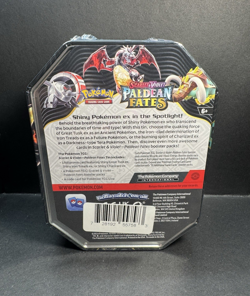 Pokemon TCG Scarlet & Violet Paldean Fates Iron Treads EX Tin *Factory Sealed* - Image 2