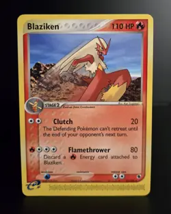 Pokemon TCG - BLAZIKEN - #15 - RARE - VINTAGE - EX RUBY & SAPPHIRE 2003 - LP/NM - Image 1