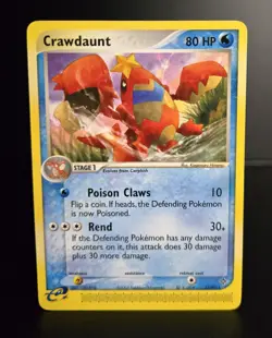 Pokemon TCG - CRAWDAUNT - 13/97 - RARE - EX: DRAGON (2003) - VINTAGE - LP/NM - Image 1