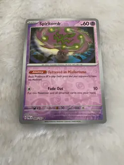 Spiritomb 089/193 Sv02: Paldea Evolved - Reverse Holo Rare - NM - Pokemon TCG - Image 3