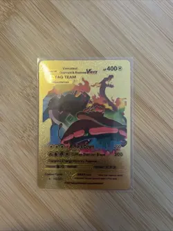 Pokemon TCG Venusaur, Charizard, Blastoise Tag Team 143/203 Gold Foil - Image 1