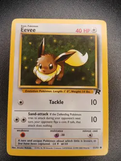 Dark Jolteon 38/82 Dark Flareon 35/82 Dark Vaporeon 45/82 Eevee 55/82 Pokemon - Image 2