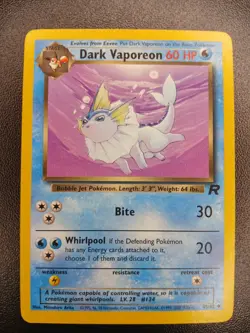 Dark Jolteon 38/82 Dark Flareon 35/82 Dark Vaporeon 45/82 Eevee 55/82 Pokemon - Image 5