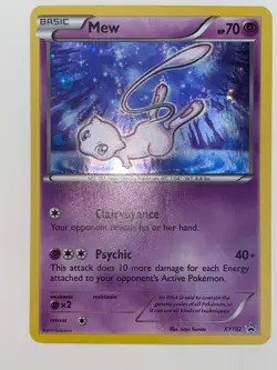 Mew - XY Promos - XY192- Light Play- Holographic - Free Shipping! - Image 2