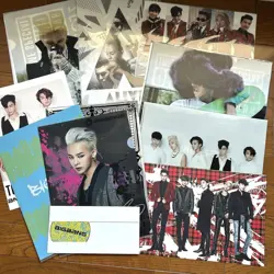 Bigbang G-Dragon Clear File Birthday Card Catalog Japan - Image 1