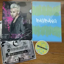 Bigbang G-Dragon Clear File Birthday Card Catalog Japan - Image 2